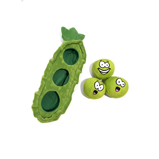 Juguete Interactivo de Peluche "Vaina de Guisantes" con Sonido