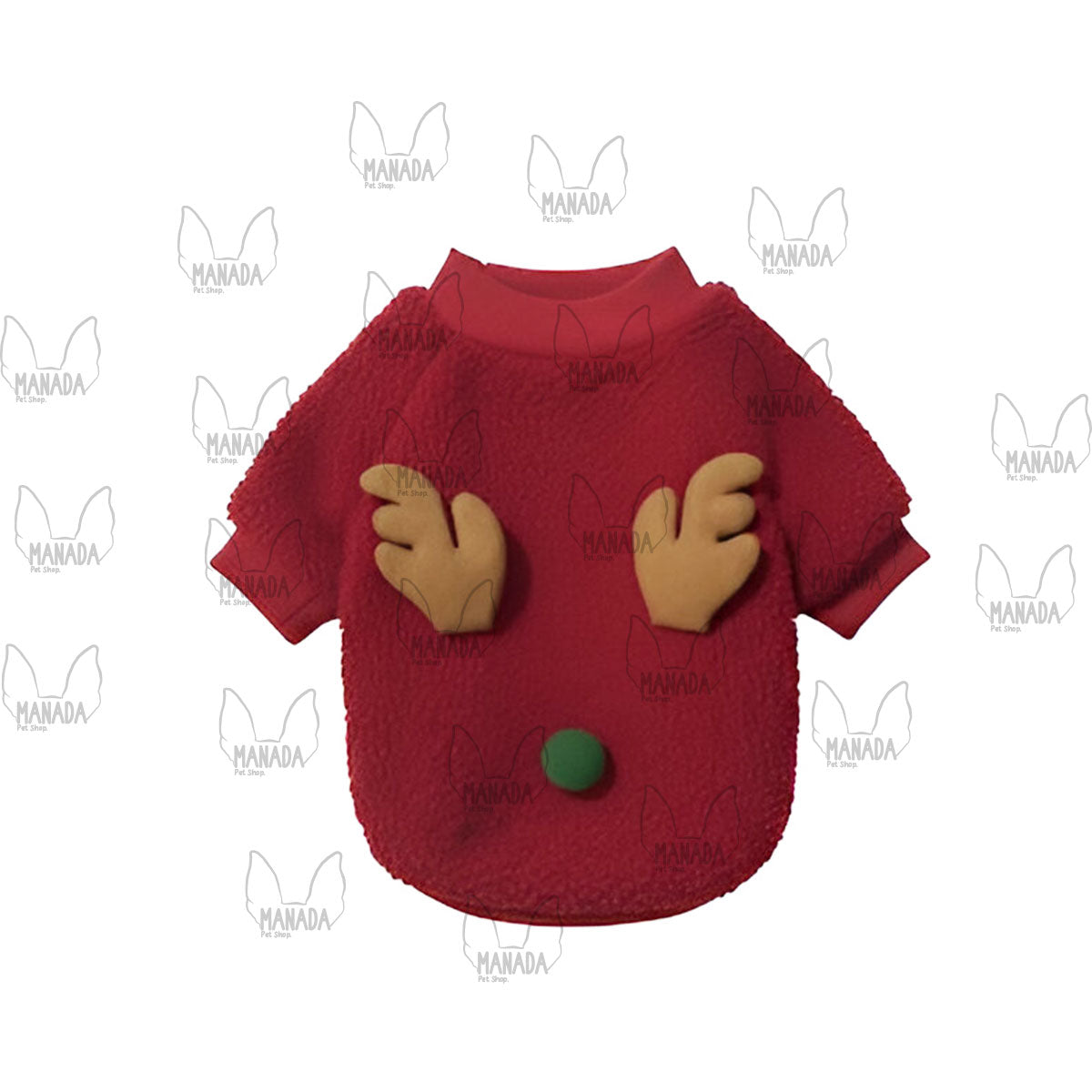 Sueter de Reno Navideño para Mascotas