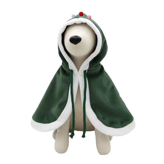 Capa navideña para mascotas