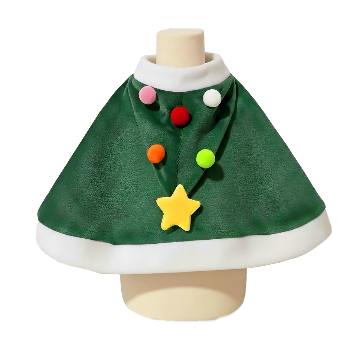 Capa navideña para mascotas