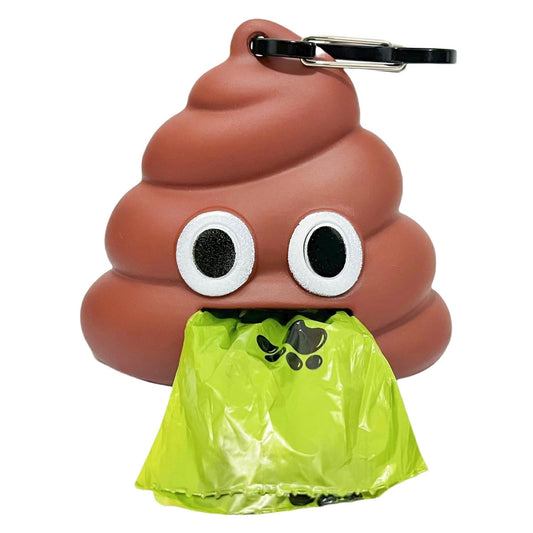 Dispensador de Bolsas para Perro - Diseño Emoji Popo 💩