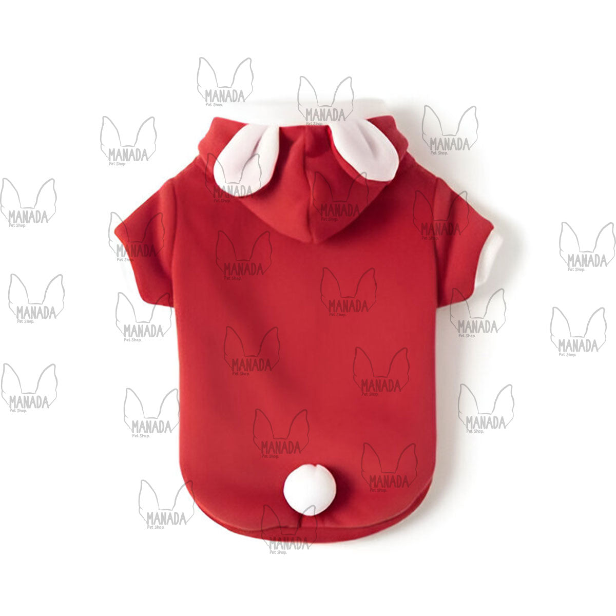 Sueter navideño con gorro de Osito para Perros y Gatos