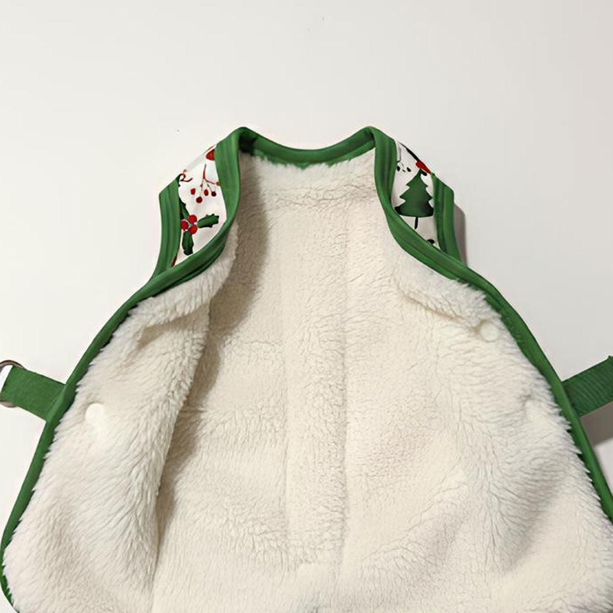 Chaleco Navideño para Perros y Gatos - Forro Cálido de Peluche